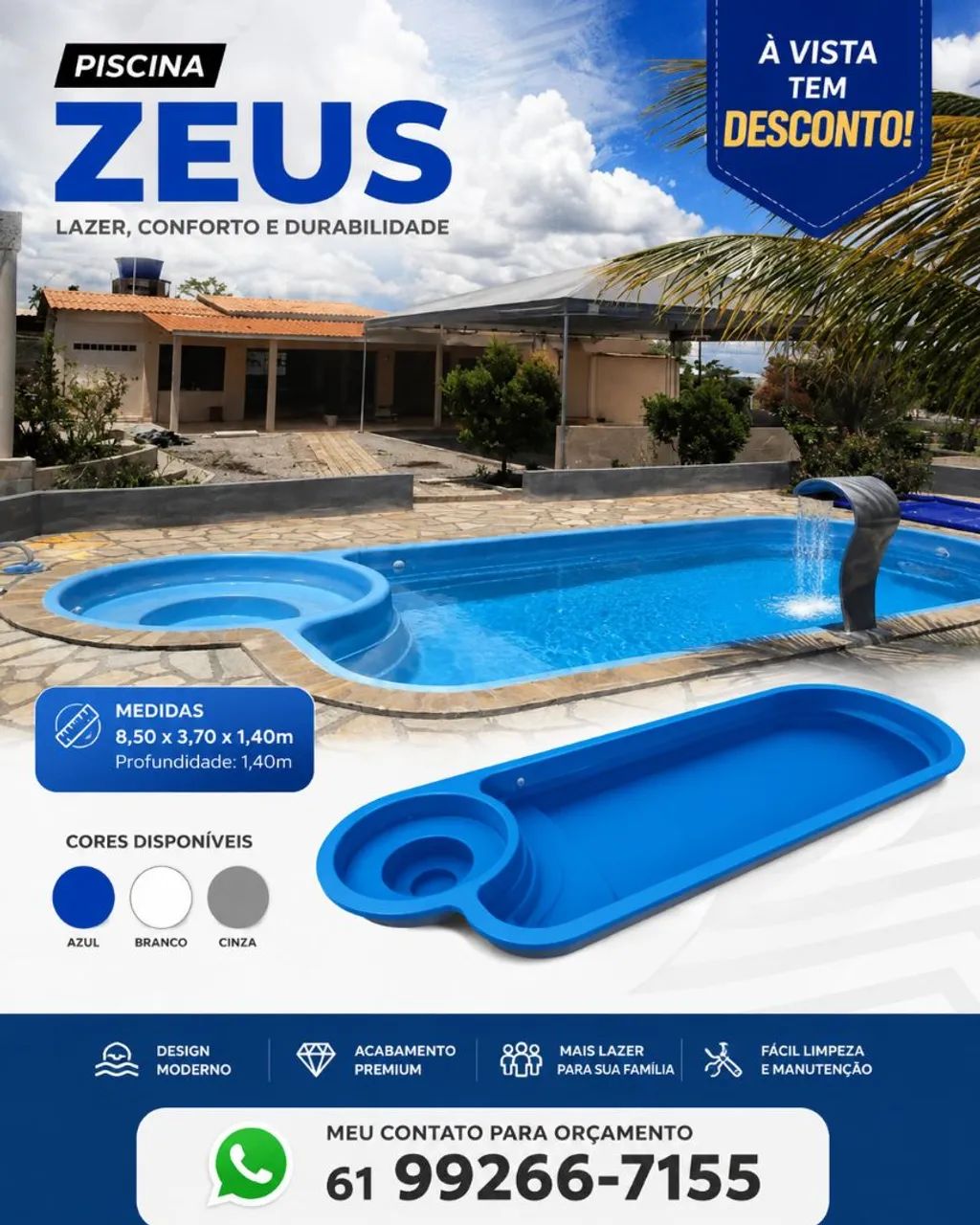 Piscina com SPA integrado ?
