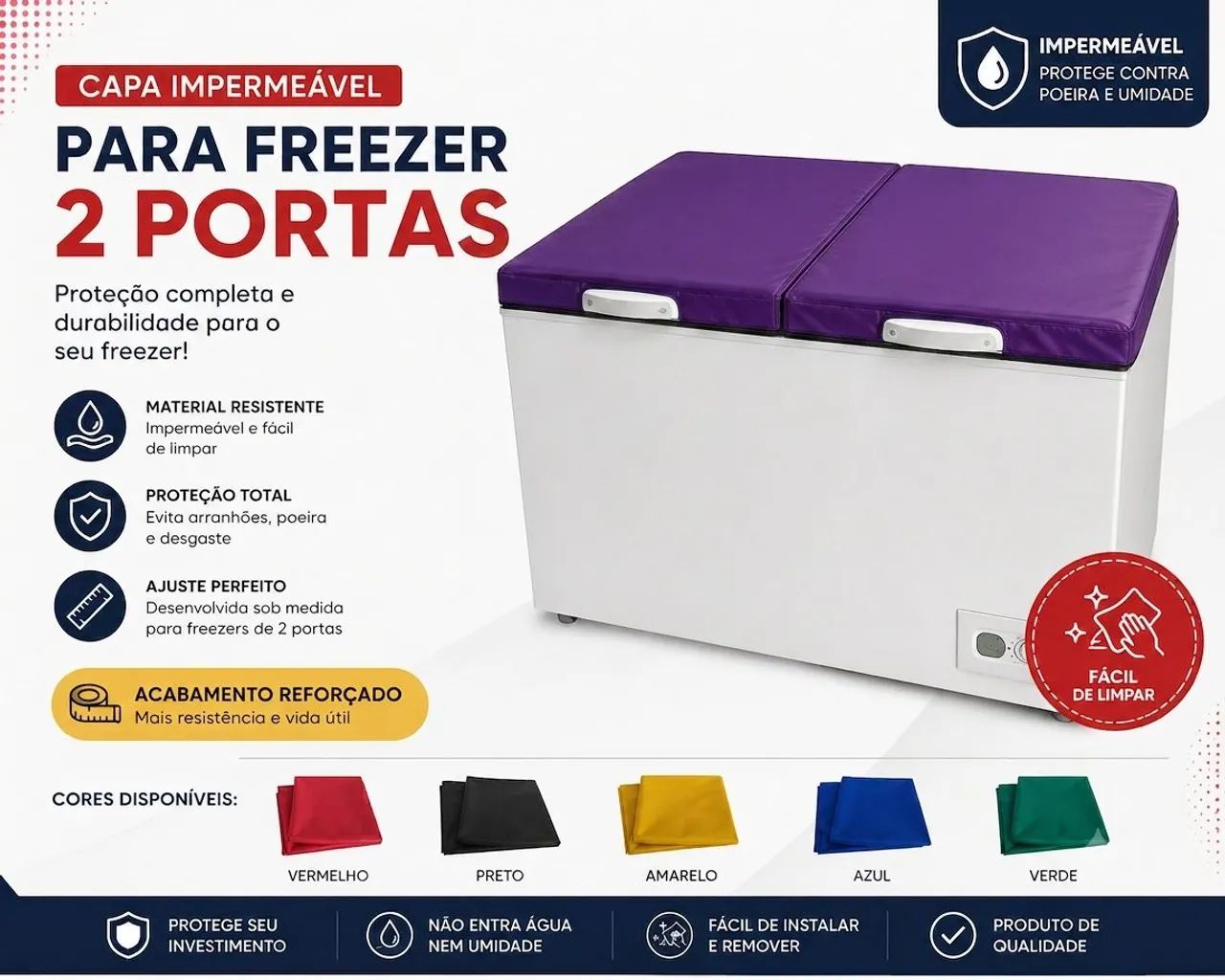 Capa para freezer  - Foto 2
