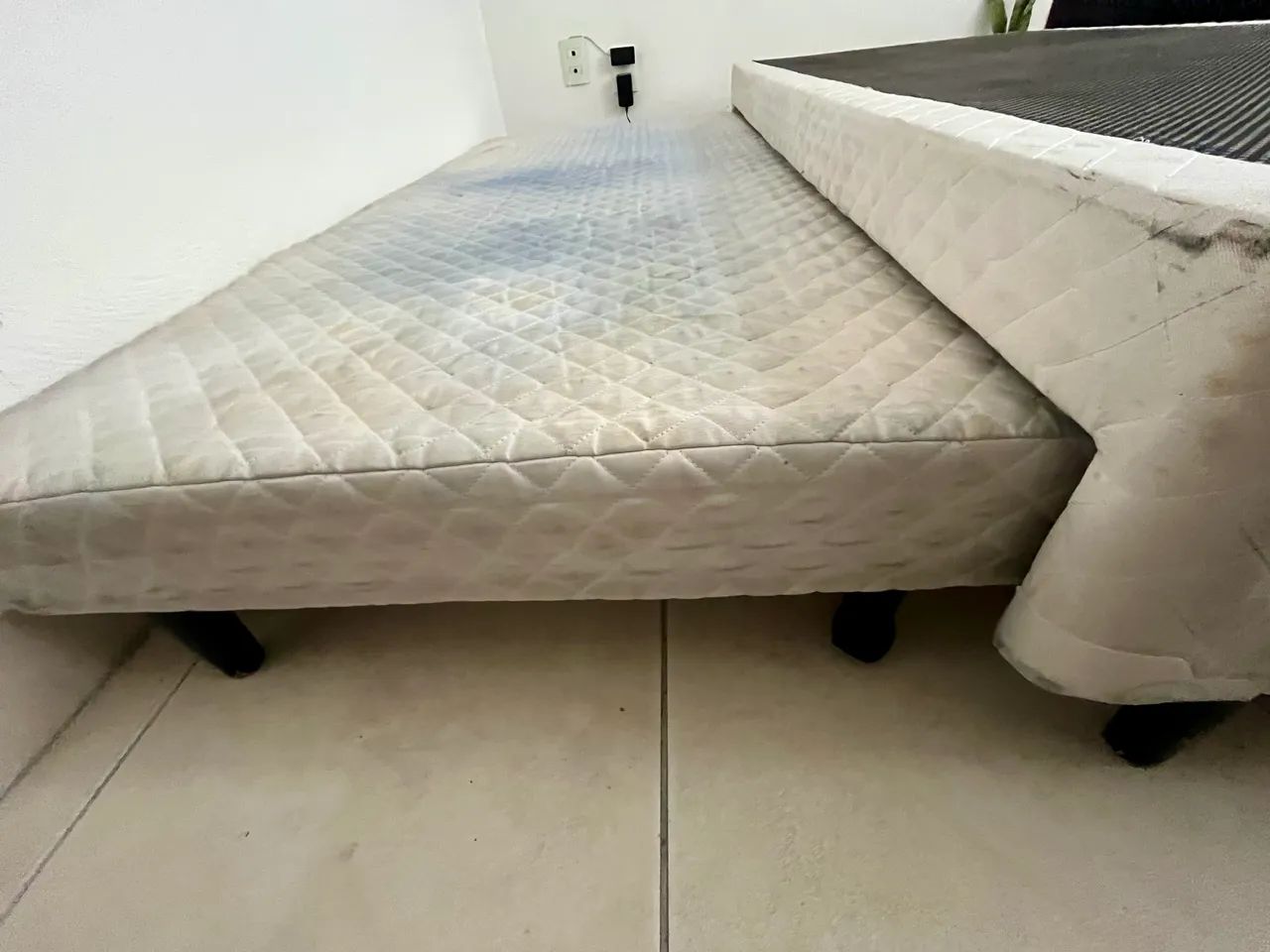 Colchão e box cama auxiliar solteiro - Foto 3