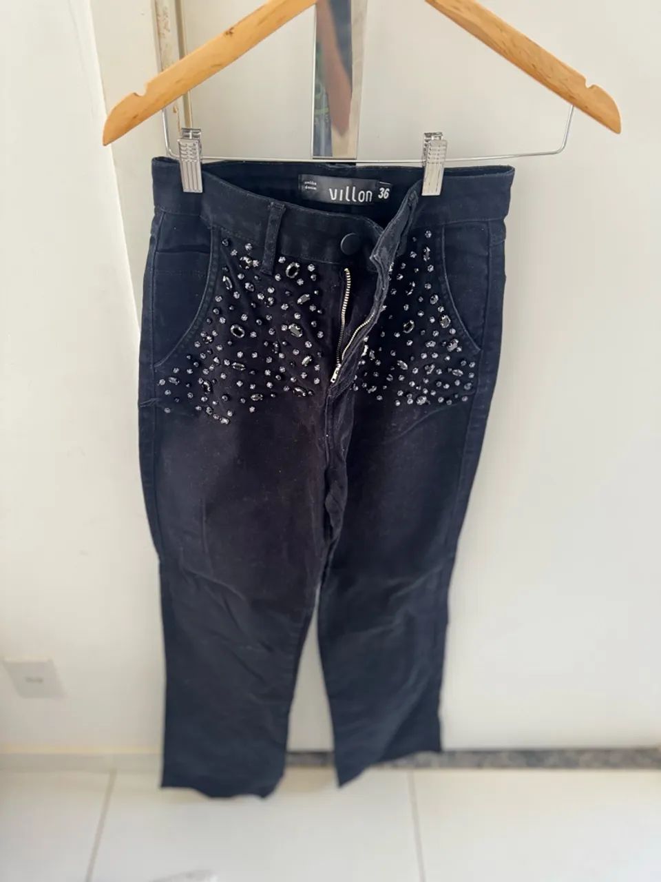 Calça preta flare 