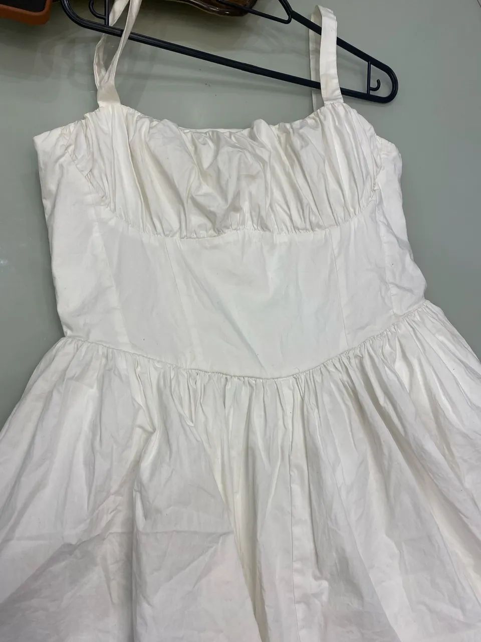 Vestido branco curto  - Foto 2