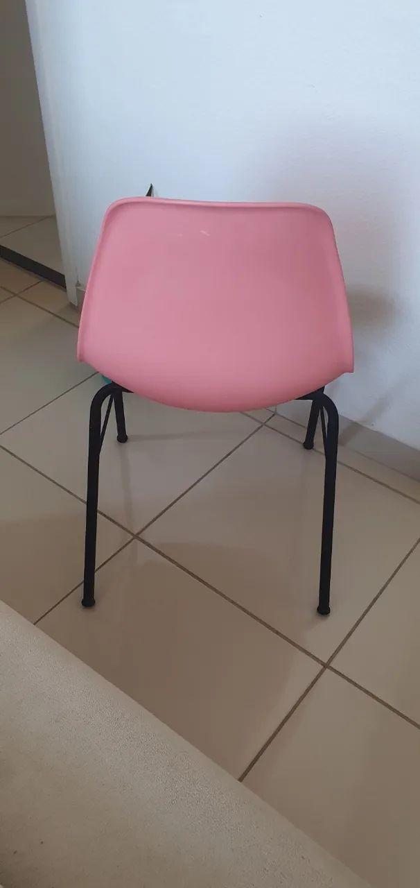 Cadeira Rosa/ Rosê Eames escritório - Foto 3