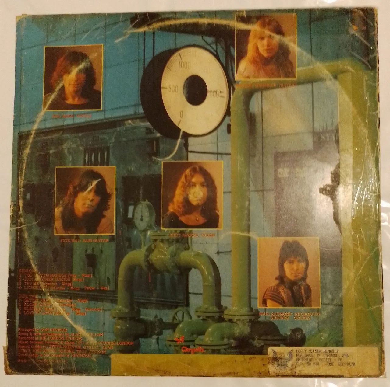 UFO - Lights Out LP Disco Vinil (G+/VG+) - Foto 2