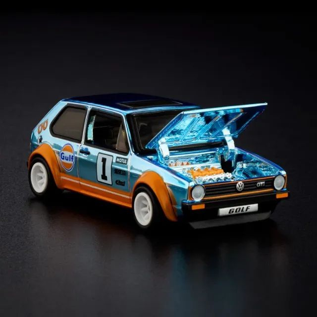 Miniatura Hot Wheels RLC Volkswagen Golf Gulf GTI MK1 1976 Red