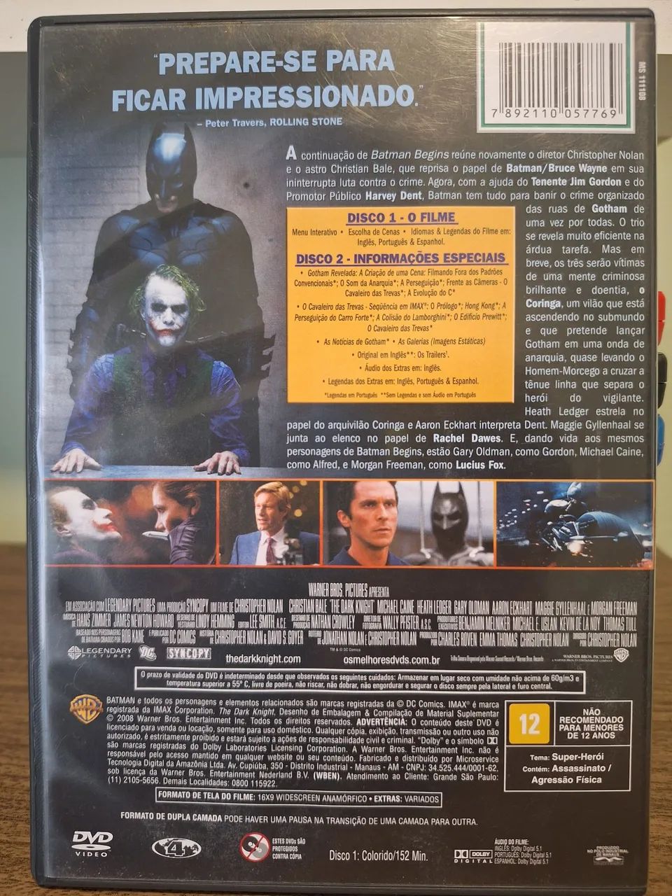 DVD Batman - O Cavaleiro das Trevas - Foto 2