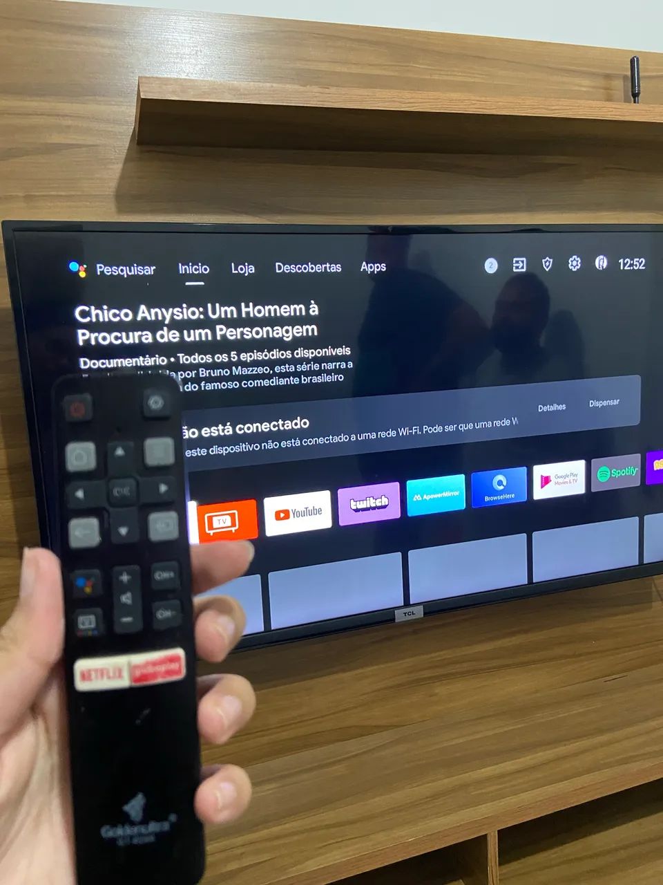 Tv smart TCL semi nova 40pl