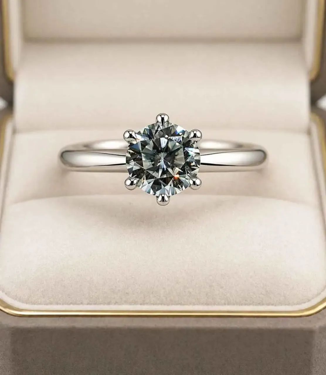 [PEDRA] Diamante moissanite 5mm com certificado 