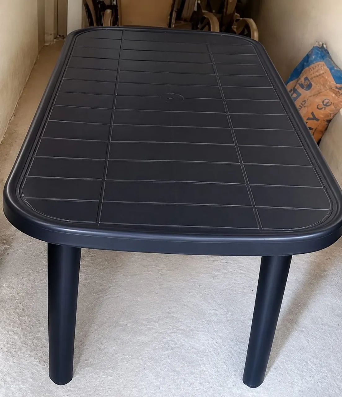 Mesa Retangular Desmontável de Plastico