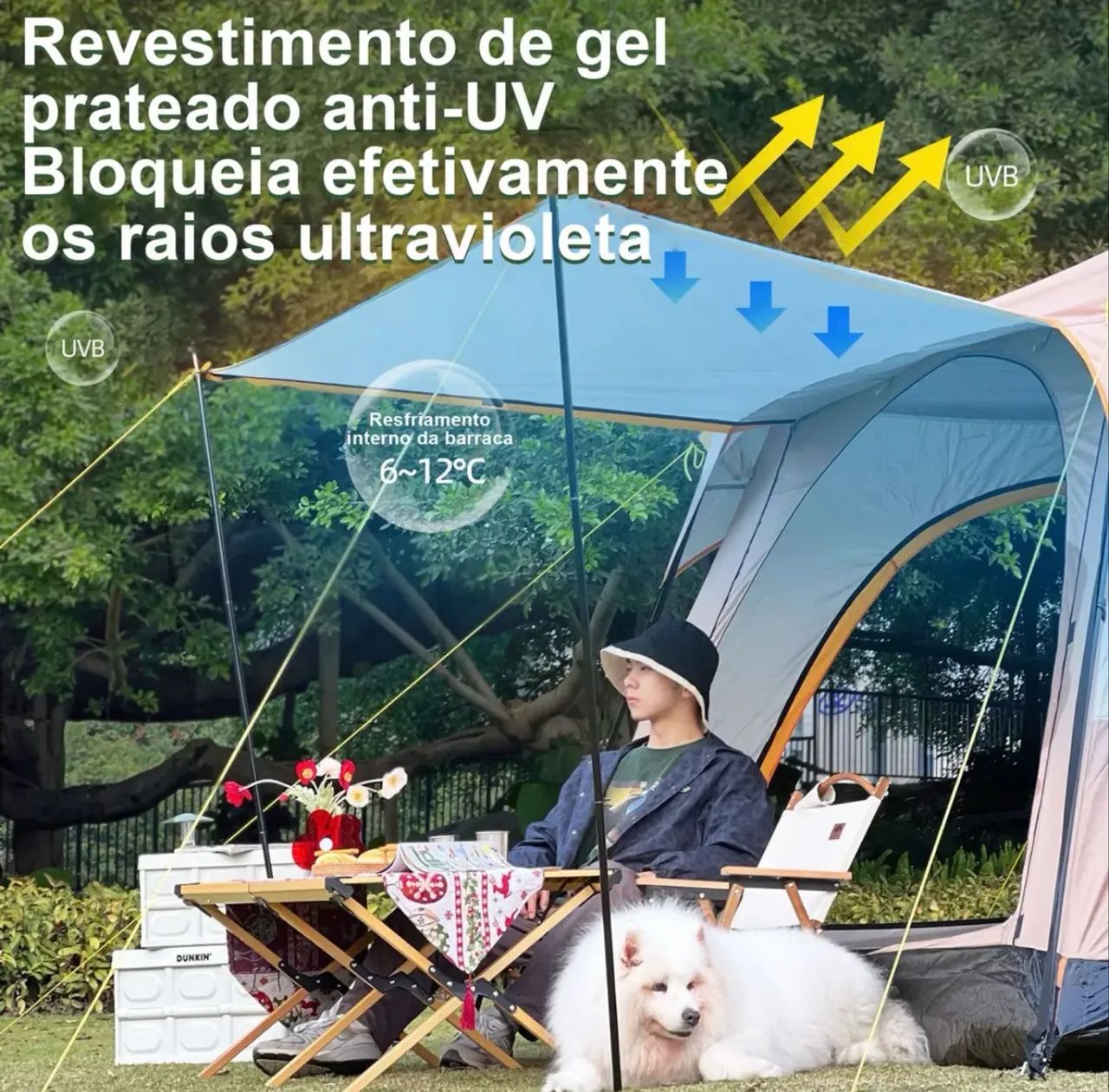 Barraca de acampamento  - Foto 3