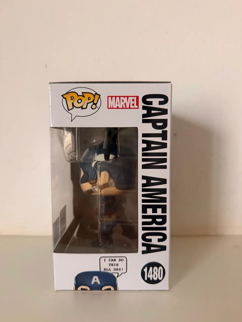 Funko Pop Marvel: Capitão América #1480 (I CAN DO THIS ALL DAY!) Infinity Saga - Foto 5