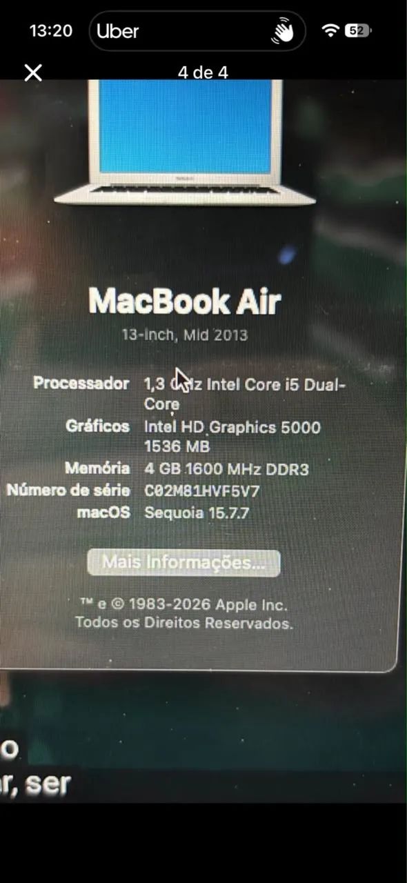 MacBook 2013 - Foto 2