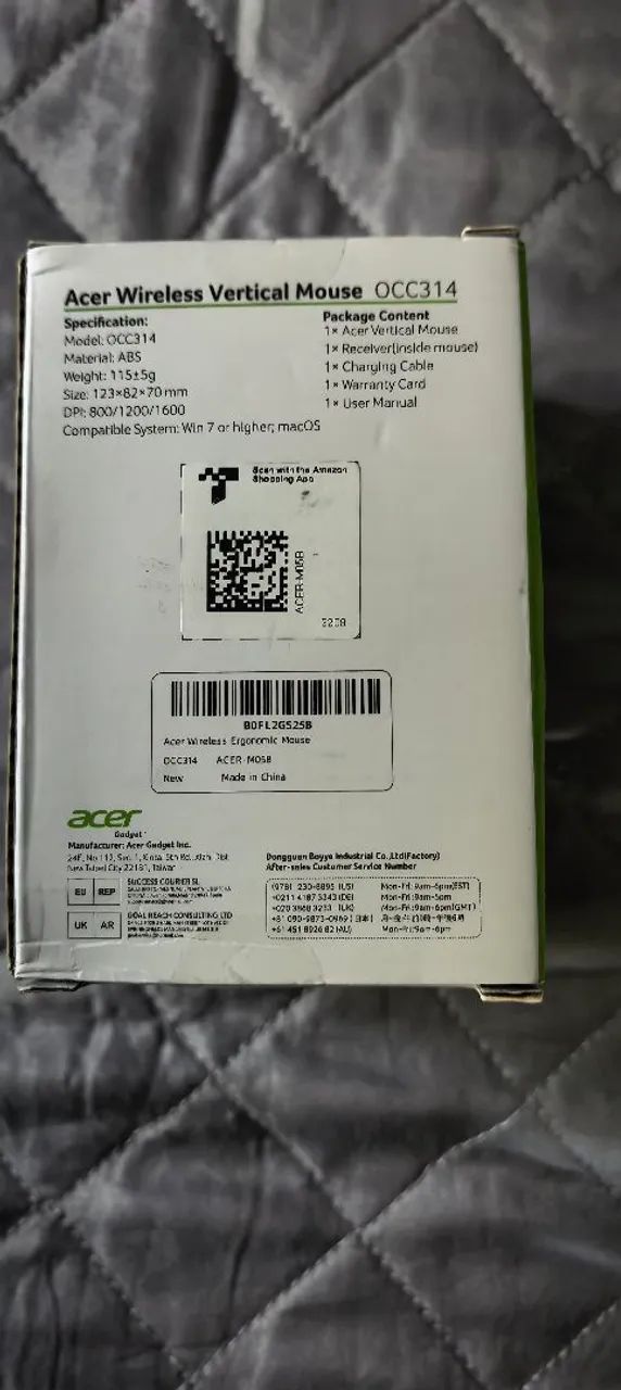 Mouse da marca Acer novo na caixa - Foto 2