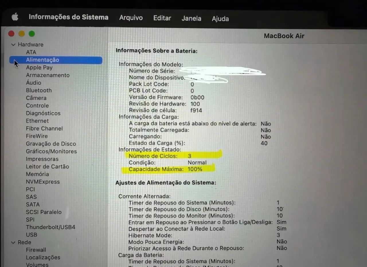 Notebook MacBook Air M2 - Garantia Apple até novembro/2026 - Foto 5