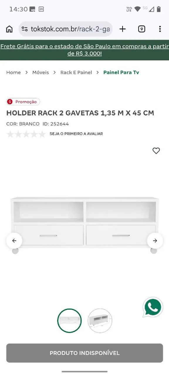 Rack Branco Tok stok