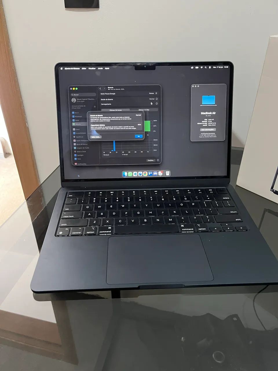 MACBOOK AIR M2 256 GB SSD e 16 GB RAM - Foto 3