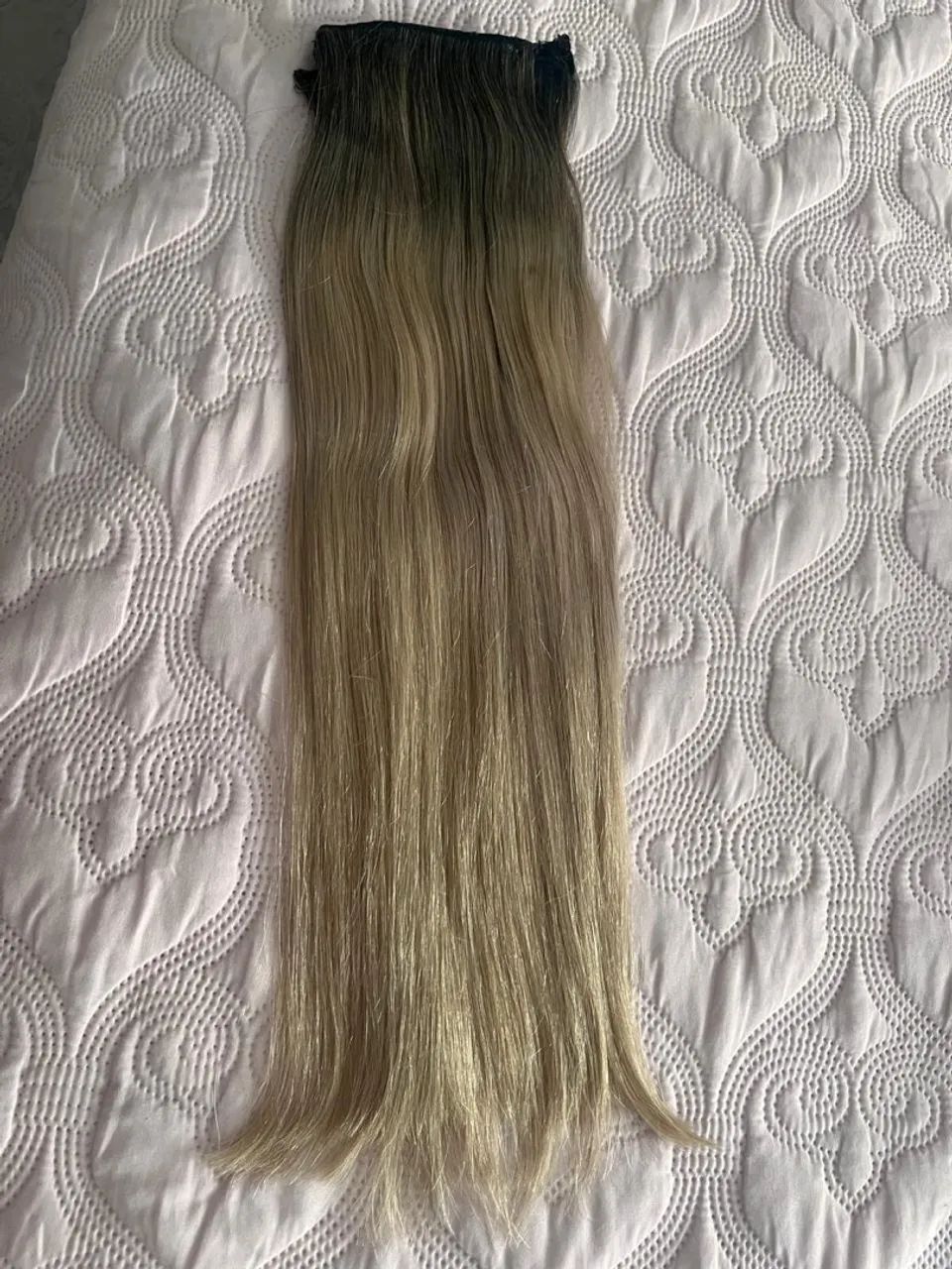 Cabelo loiro 55 cm  - Foto 3