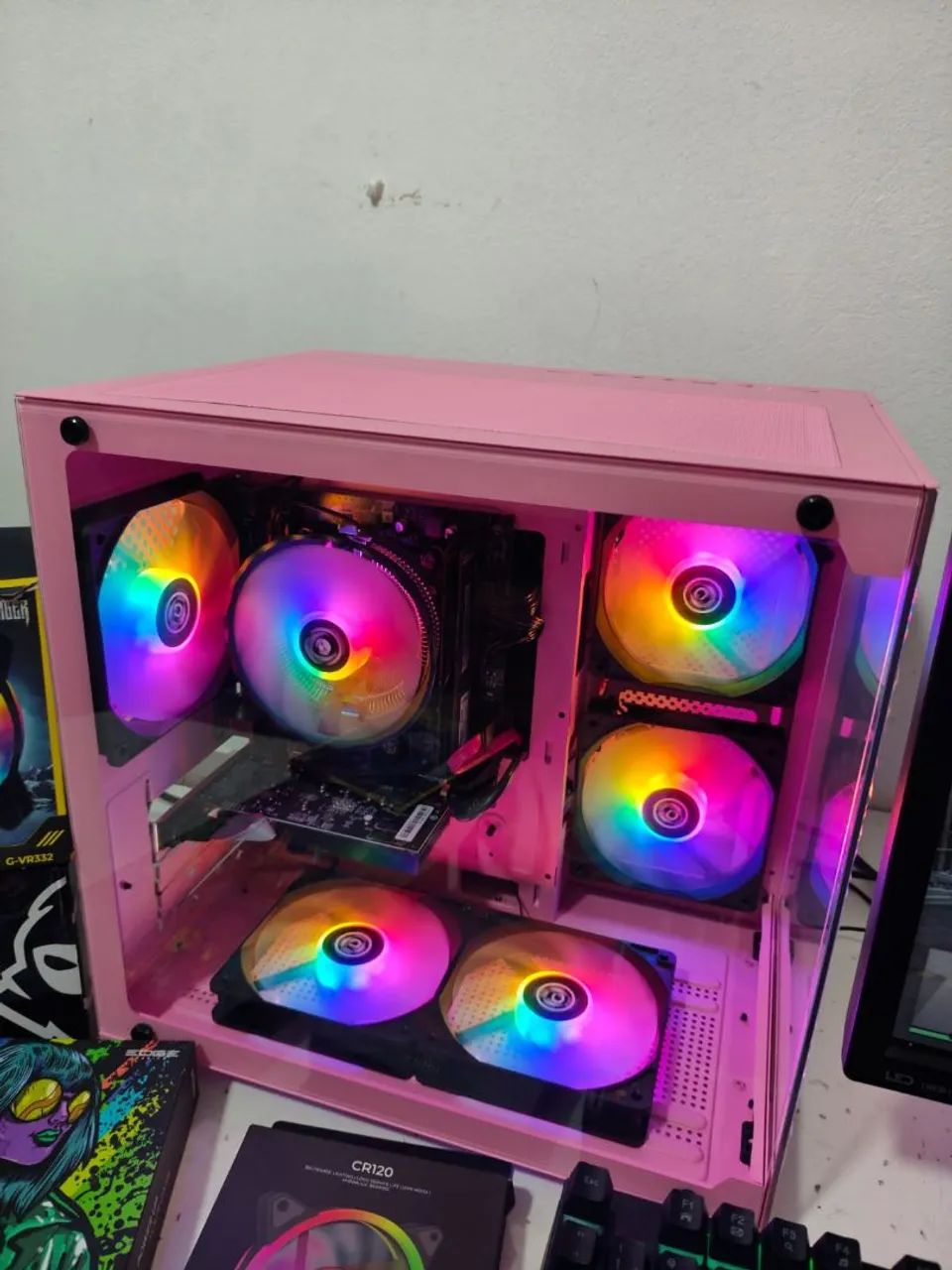 PC Gamer  Novo na Caixa,  i5 Completo Tela 22 polegadas - Foto 2