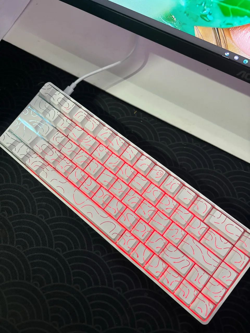 TECLADO MECÂNICO SWIFT MINT - Foto 2