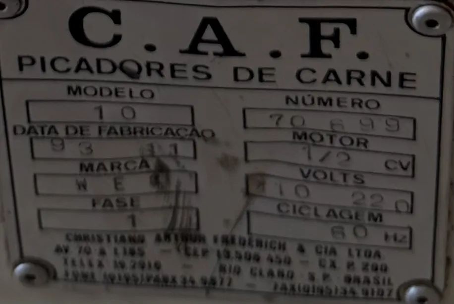 Moedor De Carne CAF Boca 10  - Foto 4