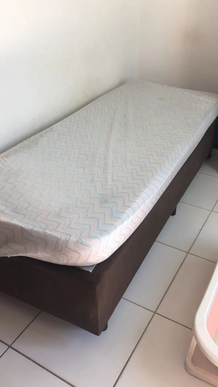 Cama box solteiro 