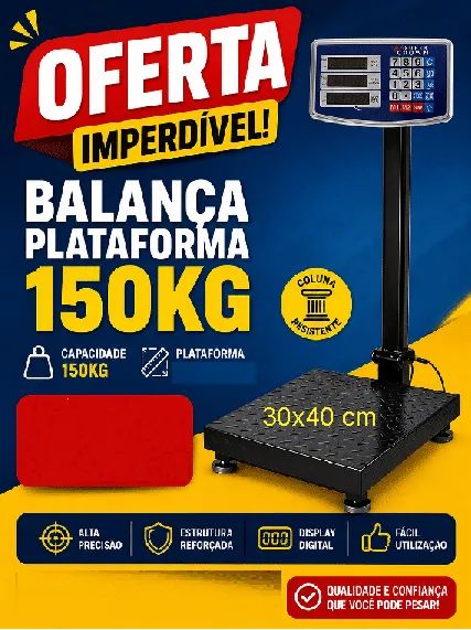 Balança Plataforma 150Kg