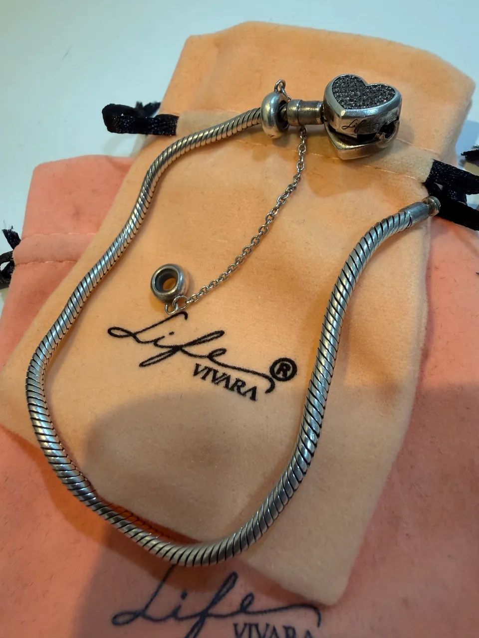 pulseira life by vivara coração