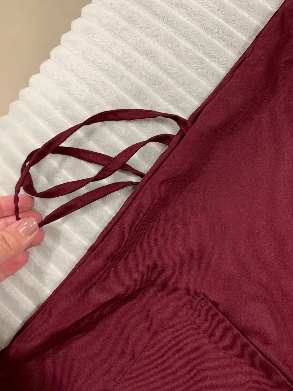 Pijama cirúrgico scrub bordo - Foto 3