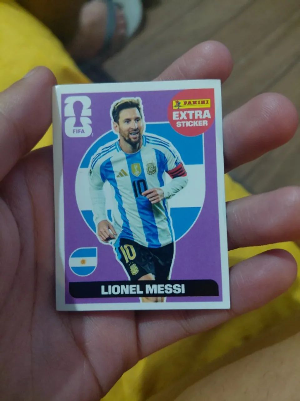 Figurinha Lionel Messi (Roxa)