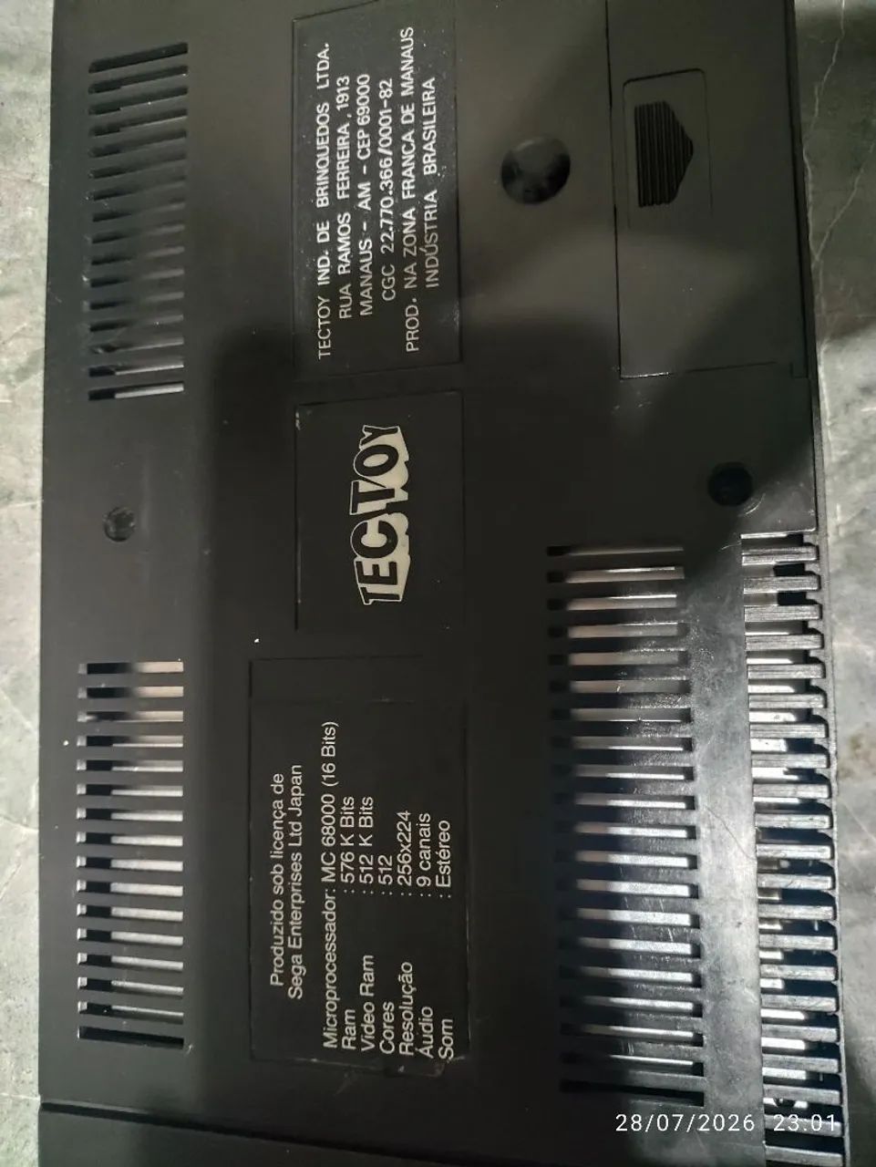 Master System 1 com berço original  - Foto 5