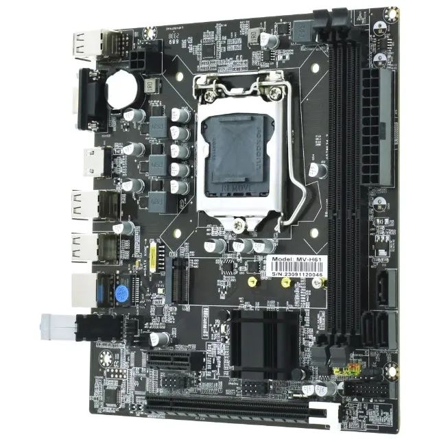 Placa Mãe Macrovip MV-H61V2 Socket LGA 1155 / VGA / DDR3 - Foto 2