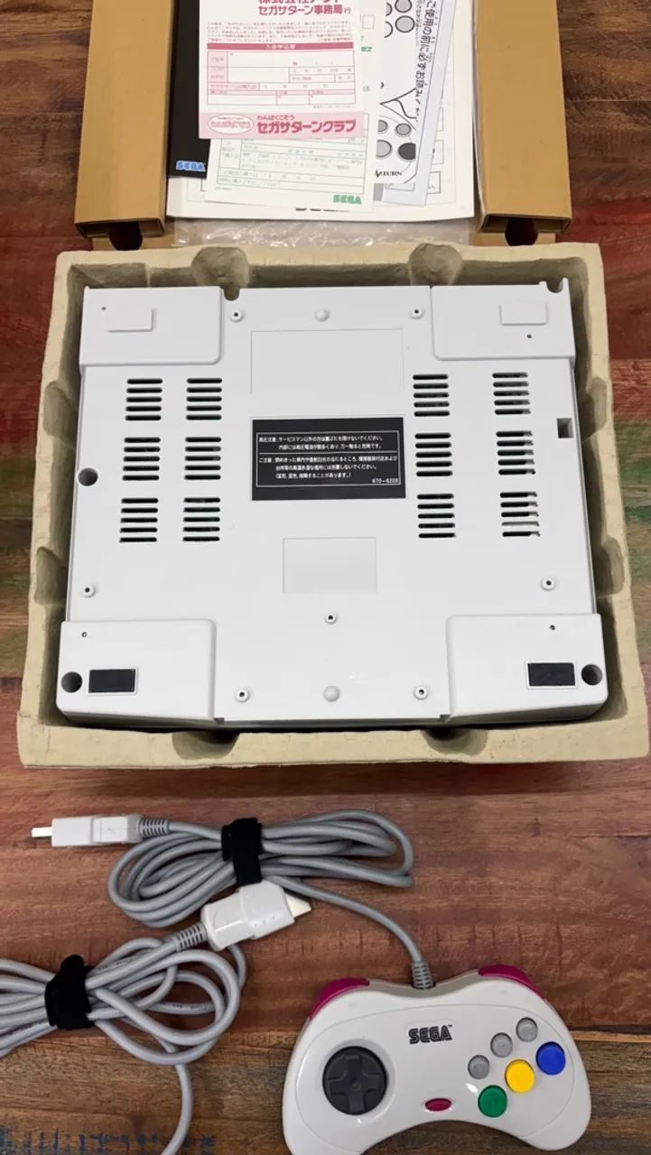 Console Sega Saturn Original CIB Completo - Foto 5
