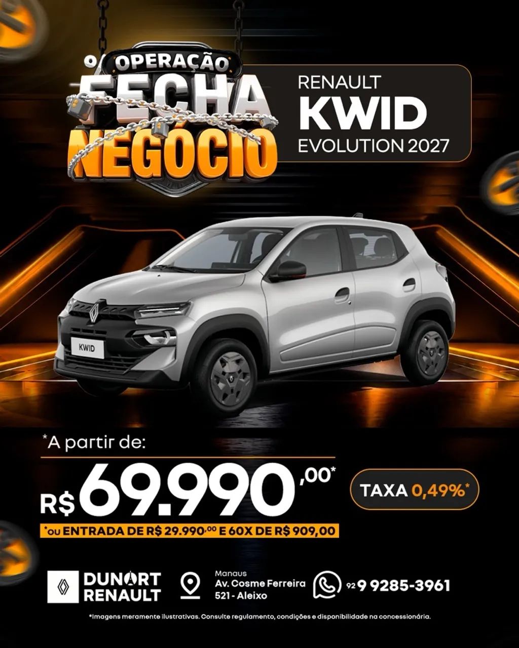 Renault Kwid Evolution 1.0 Flex 12V 4P Mec. 2027