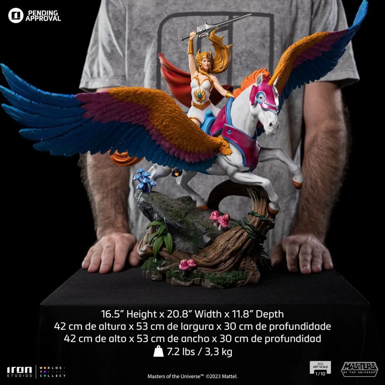 She-ra e Ventania Deluxe MOTU 1/10 Iron Studios 