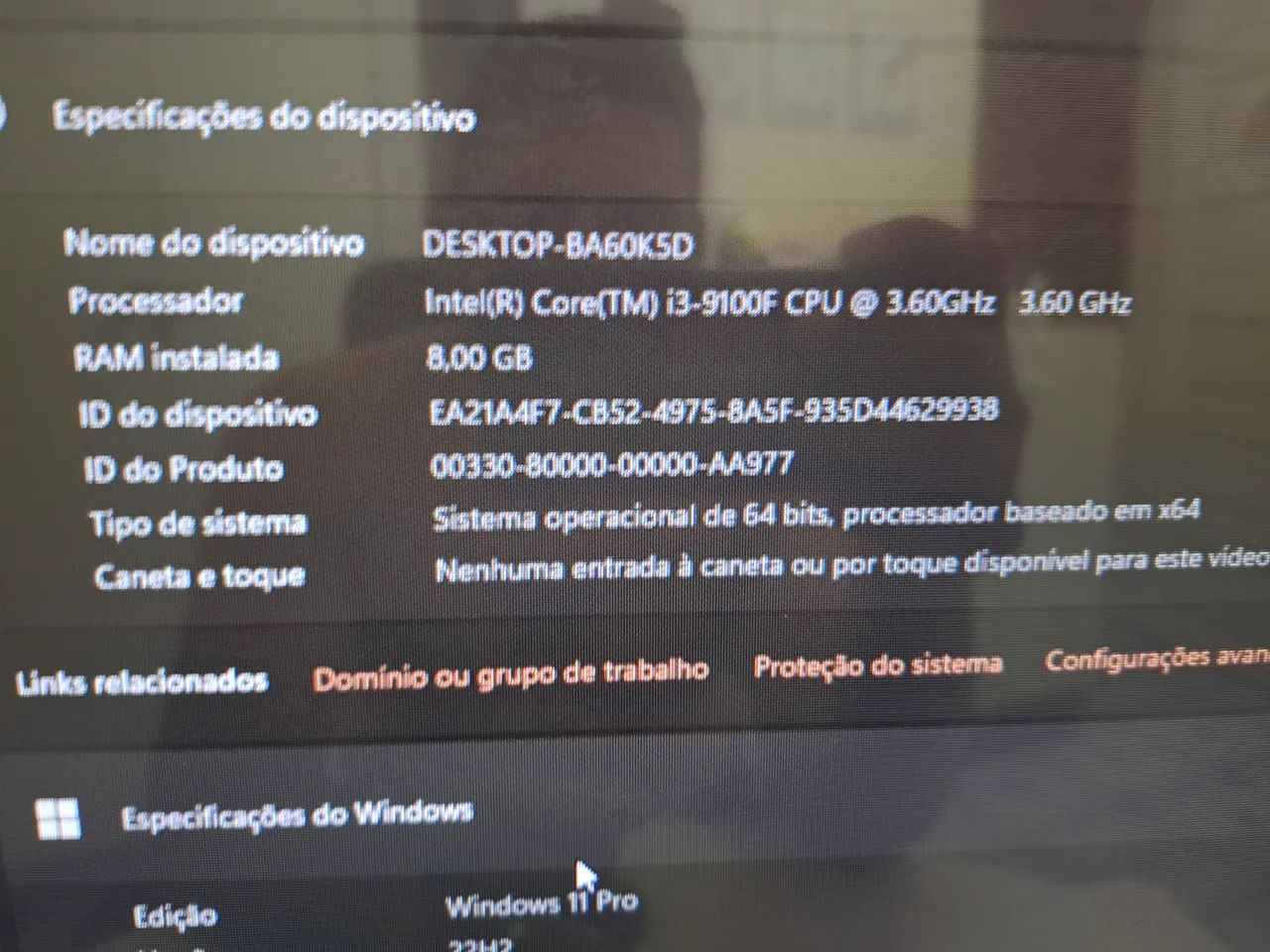 Vendo pc gamer core i3 de 9 com tv de 32 polegadas 