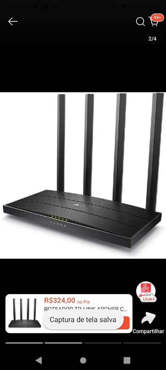 Roteador tp link C6 gigabyte  - Foto 2