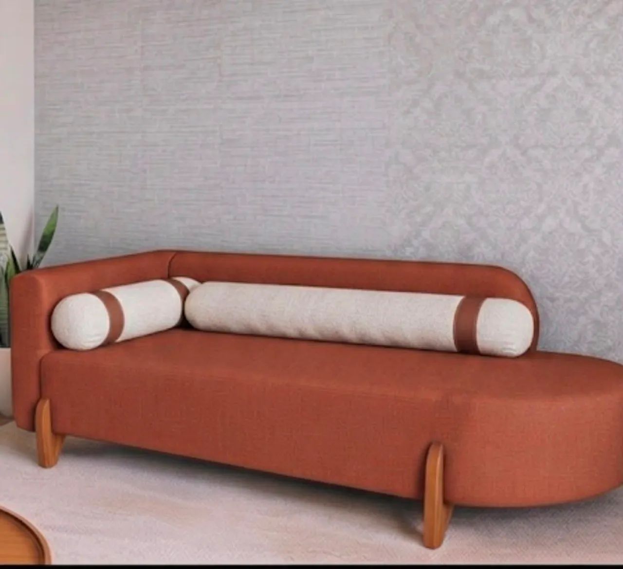 Sofá em tecido suede,medida 1,60m;preço R$1.490,contato * - Foto 3