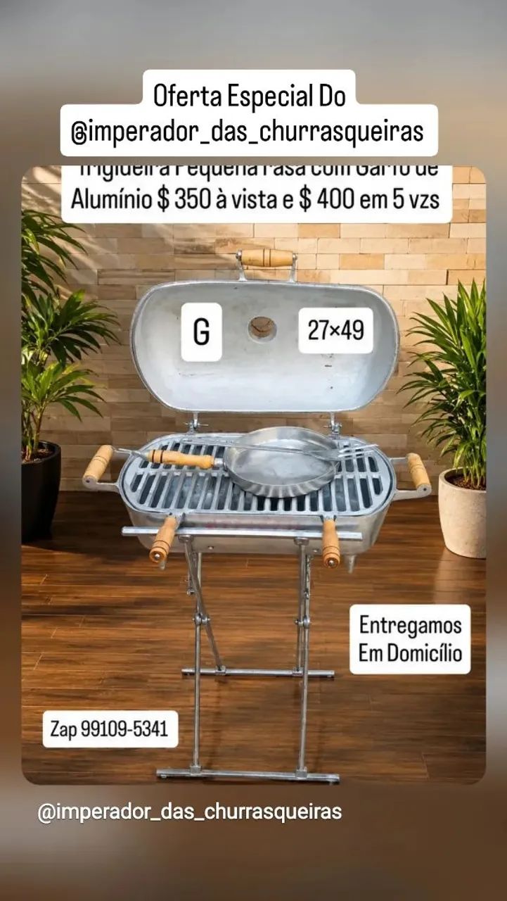 Churrasqueiras de Alumínio fundido  - Foto 5