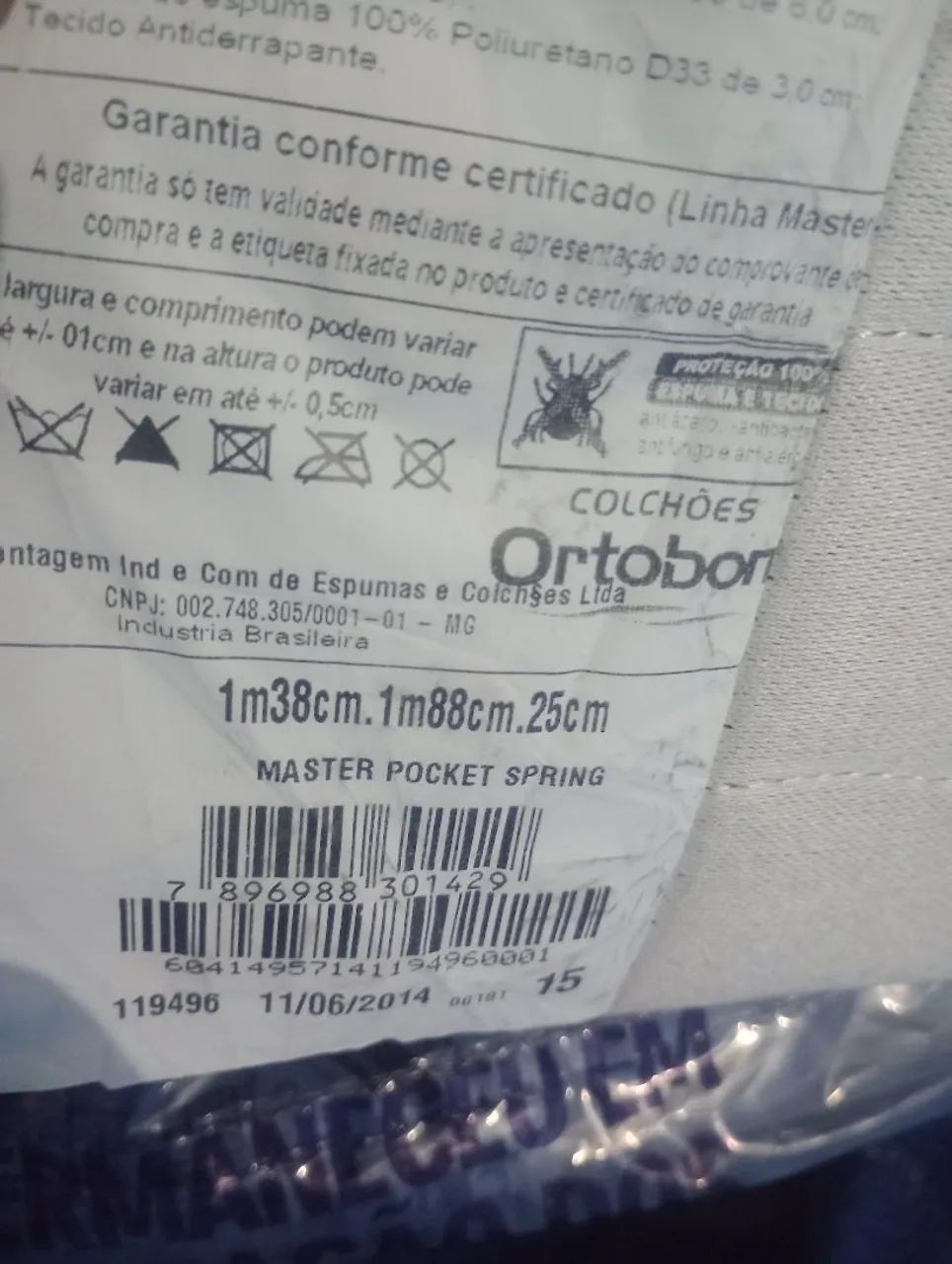 Promoção!Colchão de casal Ortobom dupla face 499,00 - Foto 4