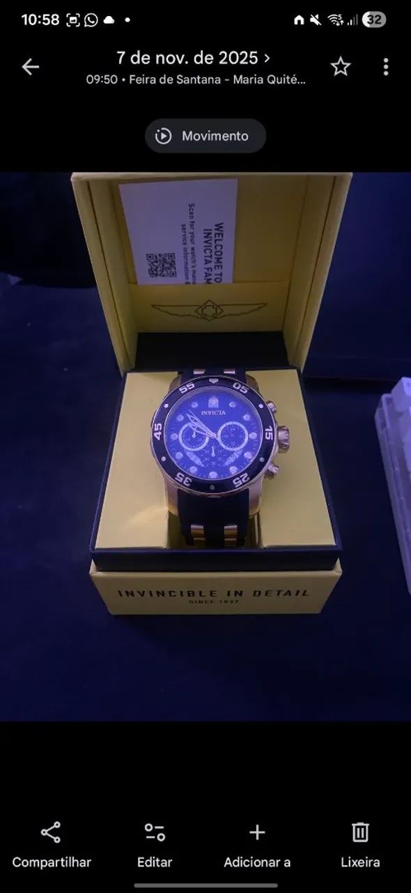 Relogio invicta pro driver 6981 - Foto 2