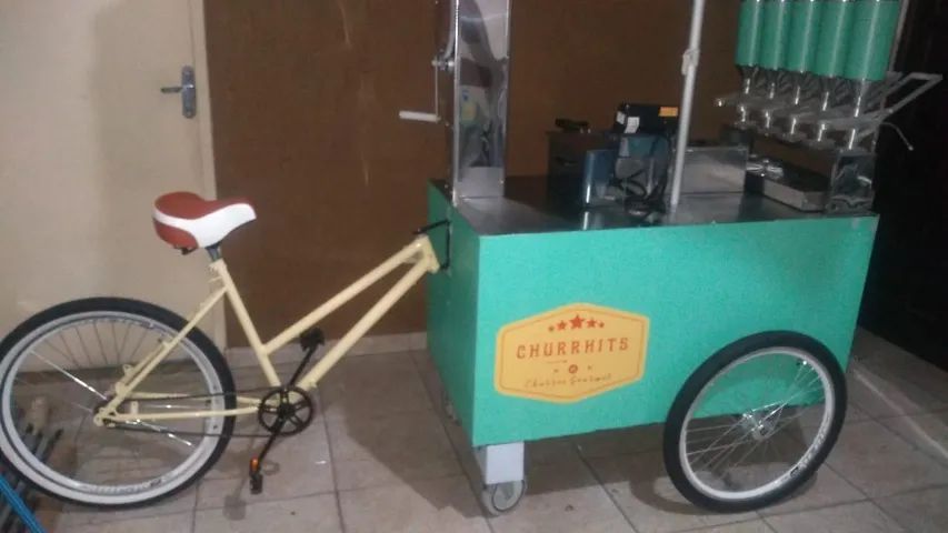 Carrinho de churros novo direto da fábrica carro gourmet em promoção - Foto 6