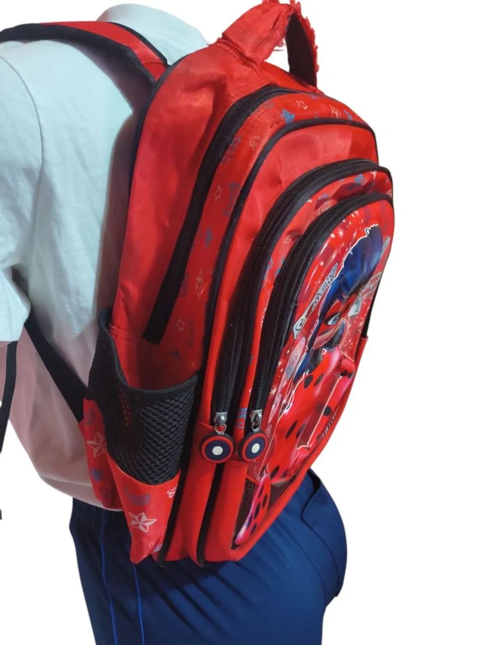 Mochila escolar infantil ladybug - Foto 2