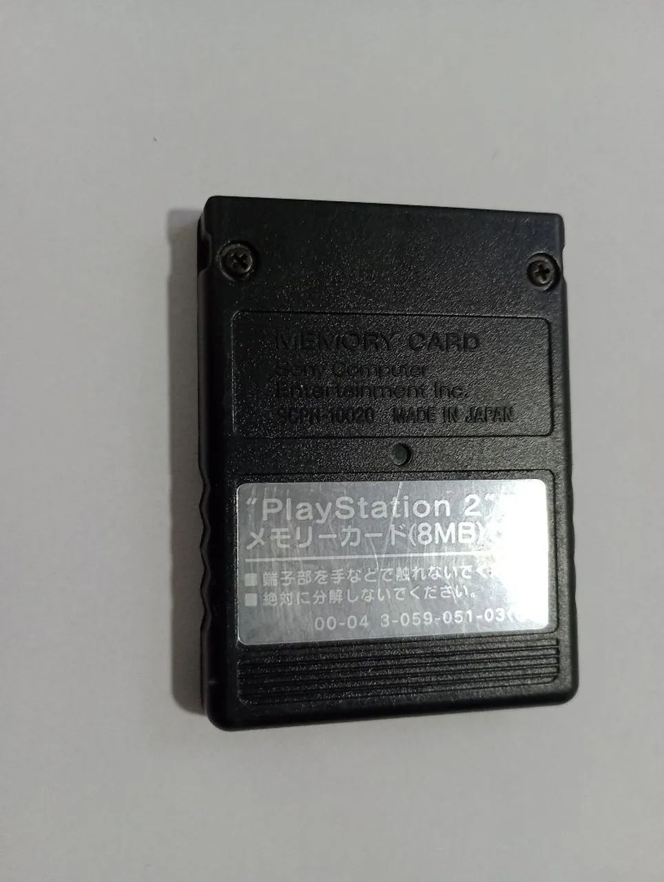 Memory Card Original Sony PS2 Preto - Foto 3