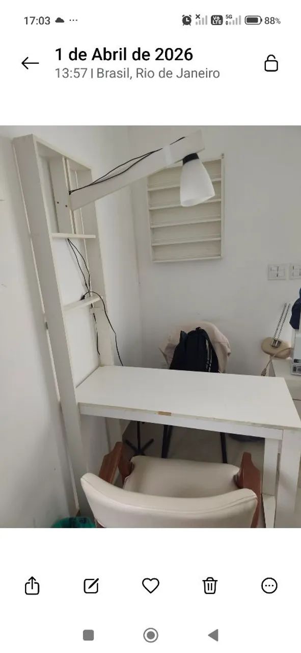 Mesa de manicure, expositor de esmalte e esterilizador  - Foto 3