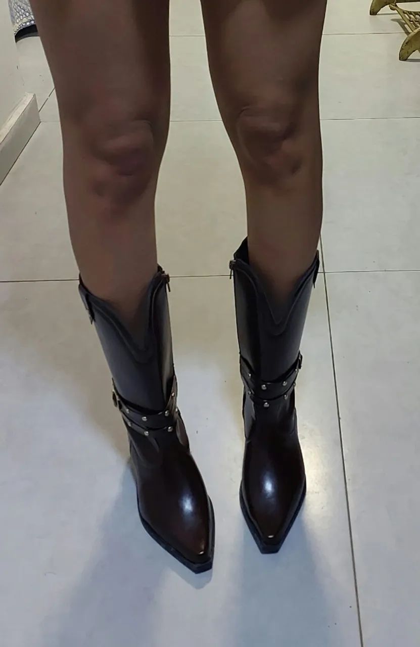 Bota Western Bico Fino - Foto 2