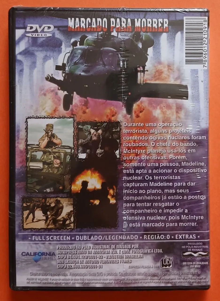 Dvd (Lacrado) Marcado Para Morrer  - Foto 2