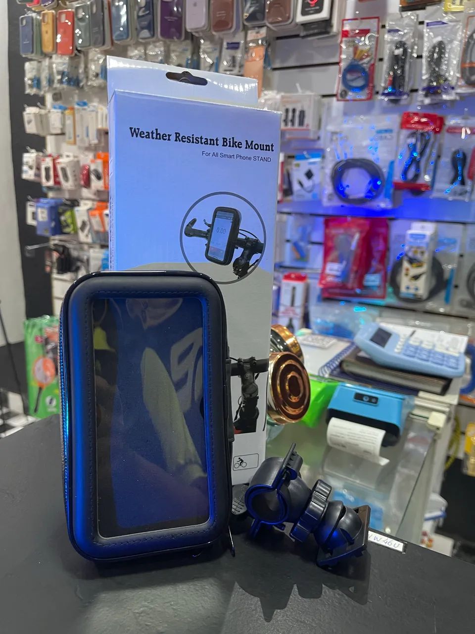 Suporte Capa Proteção Celular Motociclista Moto Prova D'agua 5.5 polegadas  - Foto 2