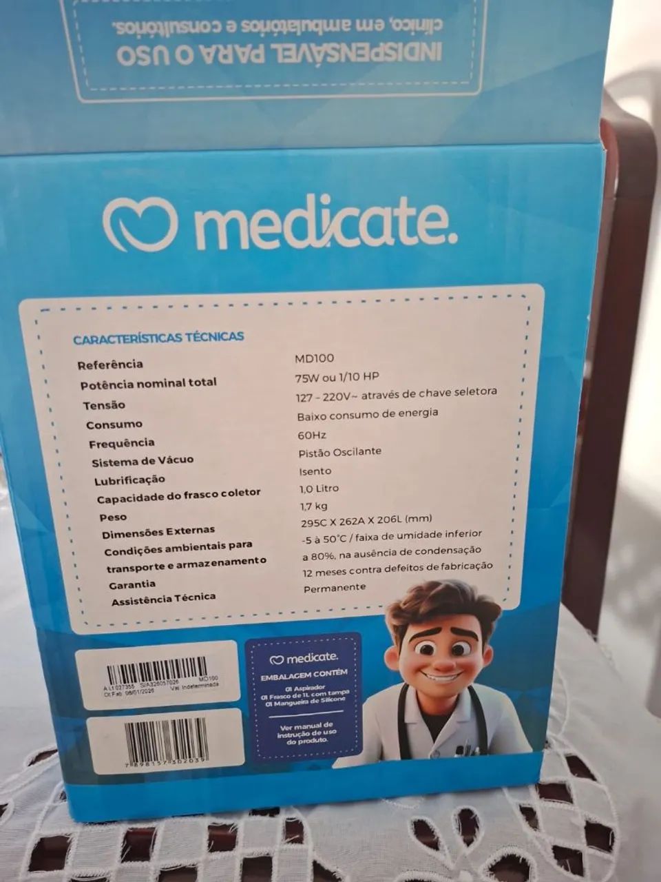 Bomba à vacuo Aspiradora Medicate - Foto 3