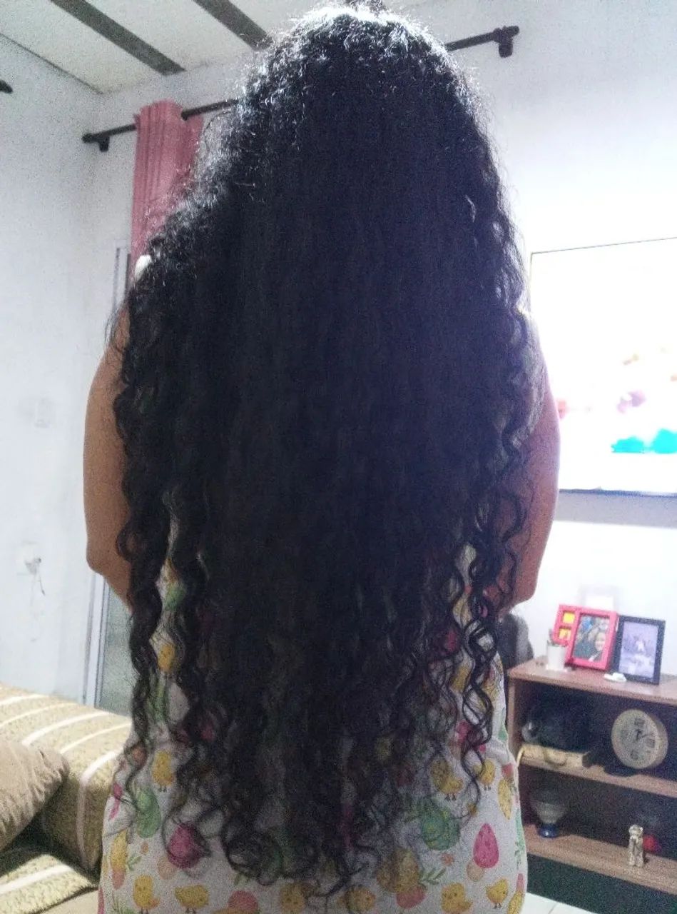 Cabelo humano natural 