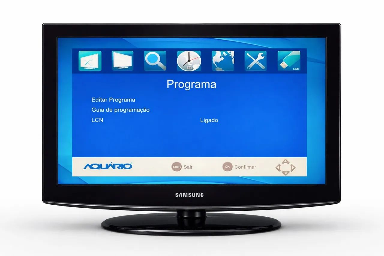 TV LCD Samsung de 19 polegadas + Controle e Cabo Originais da TV - Foto 4