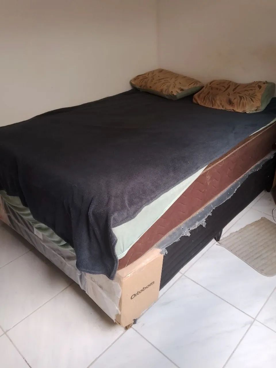 Vendo colchão ortopedico e base cama - Foto 5
